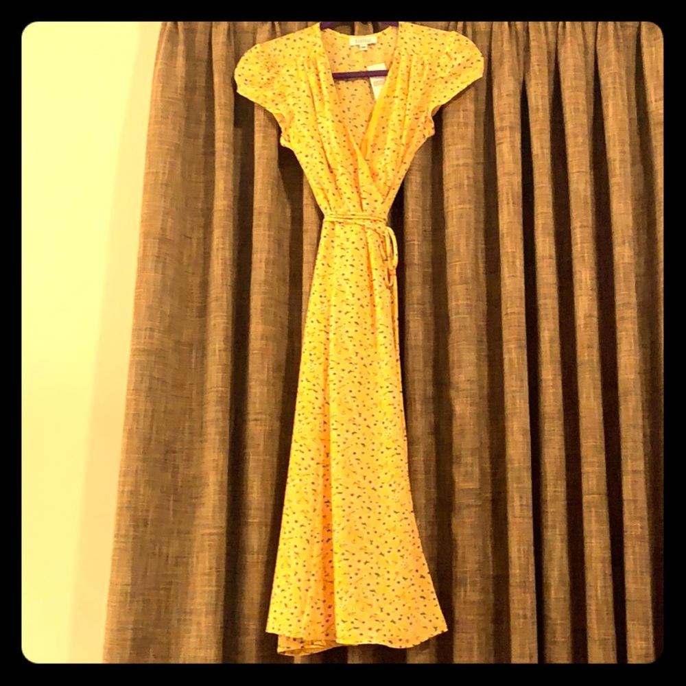 Nwt floral wrap dress by Barney’s of ny
